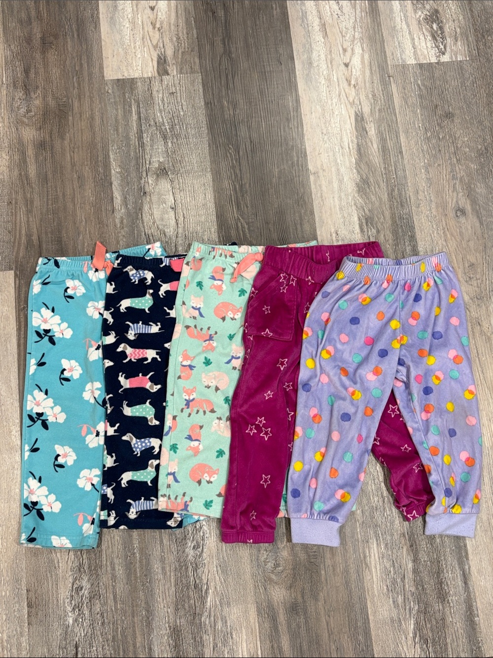 5 Pair of Cozy Toddler Pants!!